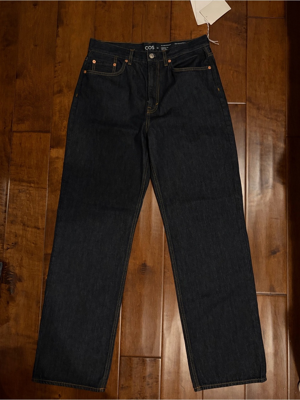 COS Women’s Black Straight-Leg Jeans